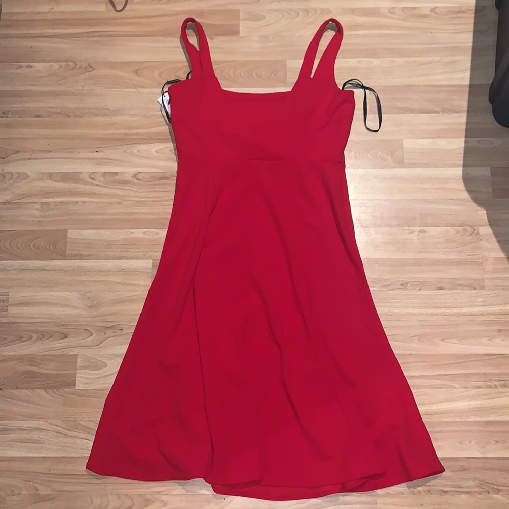Calvin Klein | red dress size 4 - Picture 6 of 8